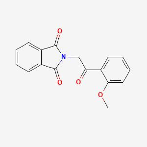 molecular formula C17H13NO4 B2731391 2-[2-(2-methoxyphenyl)-2-oxoethyl]-2,3-dihydro-1H-isoindole-1,3-dione CAS No. 216854-25-0