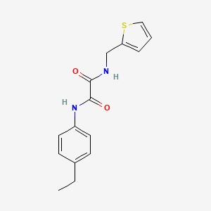 N'-(4-ethylphenyl)-N-(thiophen-2-ylmethyl)oxamide