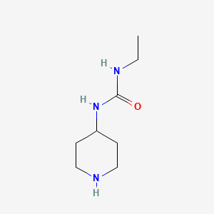 molecular formula C8H17N3O B2731492 3-Ethyl-1-(piperidin-4-yl)urea CAS No. 845775-44-2