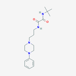 molecular formula C19H30N4O2 B2731502 N1-(tert-butyl)-N2-(3-(4-phenylpiperazin-1-yl)propyl)oxalamide CAS No. 1049568-51-5