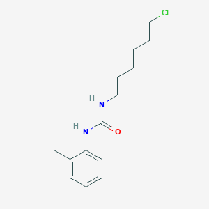 molecular formula C14H21ClN2O B2731507 1-(6-Chlorohexyl)-3-(2-methylphenyl)urea CAS No. 292159-73-0