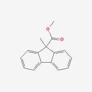 molecular formula C16H14O2 B2731570 甲基 9-甲基芴-9-甲酸酯 CAS No. 3300-16-1