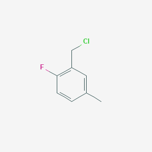 molecular formula C8H8ClF B2731709 2-(Chloromethyl)-1-fluoro-4-methylbenzene CAS No. 64977-31-7