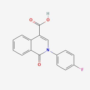 2-(4-Fluorophenyl)-1-oxo-1,2-dihydroisoquinoline-4-carboxylic acid