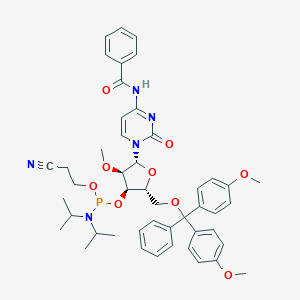 molecular formula C47H54N5O9P B027318 2'-OMe-Bz-C Phosphoramidite CAS No. 110764-78-8