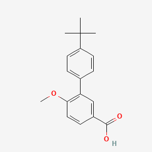 molecular formula C18H20O3 B2731801 3-(4-Tert-butylphenyl)-4-methoxybenzoic acid CAS No. 926253-83-0