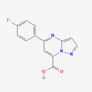 5-(4-Fluorophenyl)pyrazolo[1,5-a]pyrimidine-7-carboxylic acid