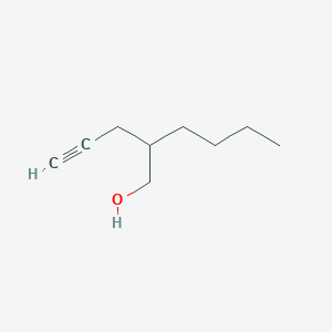 molecular formula C9H16O B2731842 2-Prop-2-ynylhexan-1-ol CAS No. 34942-84-2