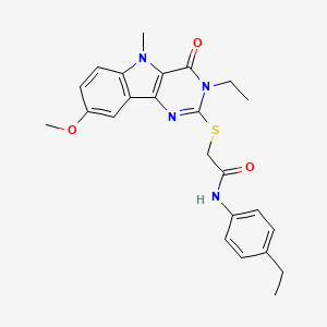 N-{5-[(4-methylpiperidin-1-yl)carbonyl]-6-piperazin-1-ylpyridin-3-yl}pentanamide