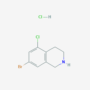 7-Bromo-5-chloro-1,2,3,4-tetrahydroisoquinoline;hydrochloride