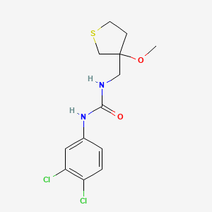 1-(3,4-Dichlorophenyl)-3-((3-methoxytetrahydrothiophen-3-yl)methyl)urea