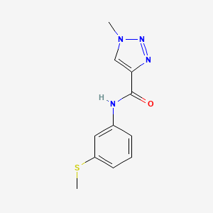 1-methyl-N-(3-(methylthio)phenyl)-1H-1,2,3-triazole-4-carboxamide