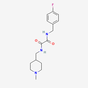 N1-(4-fluorobenzyl)-N2-((1-methylpiperidin-4-yl)methyl)oxalamide