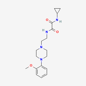 N1-cyclopropyl-N2-(2-(4-(2-methoxyphenyl)piperazin-1-yl)ethyl)oxalamide