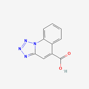 molecular formula C10H6N4O2 B2731904 Tetrazolo[1,5-a]quinoline-5-carboxylic acid CAS No. 849542-14-9