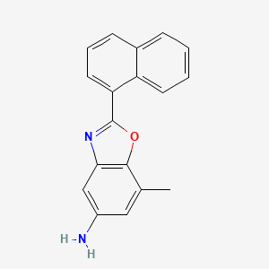 7-Methyl-2-(naphthalen-1-yl)-1,3-benzoxazol-5-amine