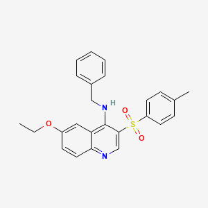molecular formula C25H24N2O3S B2731908 N-苄基-6-乙氧基-3-对甲苯磺酰喹啉-4-胺 CAS No. 899356-16-2