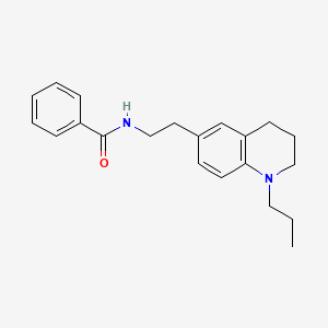 N-(2-(1-propyl-1,2,3,4-tetrahydroquinolin-6-yl)ethyl)benzamide
