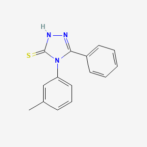 molecular formula C15H13N3S B2731982 4-(3-methylphenyl)-5-phenyl-4H-1,2,4-triazole-3-thiol CAS No. 78349-87-8