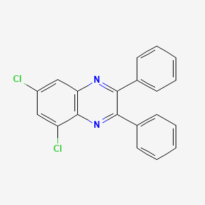 molecular formula C20H12Cl2N2 B2731991 5,7-Dichloro-2,3-diphenylquinoxaline CAS No. 5227-63-4