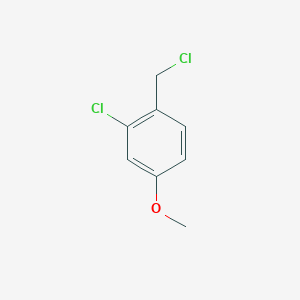 molecular formula C8H8Cl2O B2732014 2-氯-1-(氯甲基)-4-甲氧基苯 CAS No. 101080-63-1