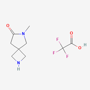 6-Methyl-2,6-diazaspiro[3.4]octan-7-one; trifluoroacetic acid