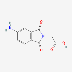 molecular formula C10H8N2O4 B2732058 2-(5-Amino-1,3-dioxoisoindolin-2-yl)acetic acid CAS No. 10133-85-4