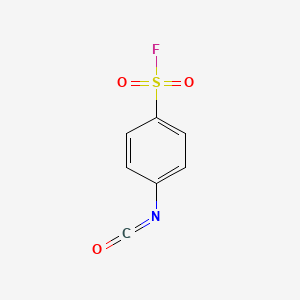 molecular formula C7H4FNO3S B2732075 4-Isocyanatobenzene-1-sulfonyl fluoride CAS No. 2284-35-7