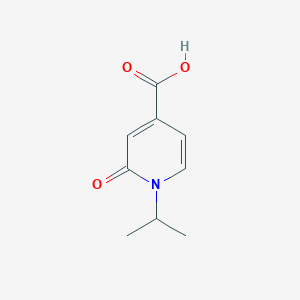 molecular formula C9H11NO3 B2732107 2-Oxo-1-(propan-2-yl)-1,2-dihydropyridine-4-carboxylic acid CAS No. 1203544-02-8