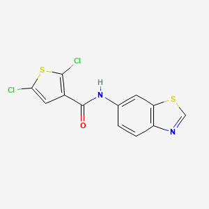 N-(benzo[d]thiazol-6-yl)-2,5-dichlorothiophene-3-carboxamide