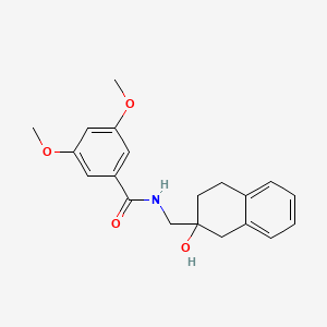 N-((2-hydroxy-1,2,3,4-tetrahydronaphthalen-2-yl)methyl)-3,5-dimethoxybenzamide