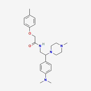 N-(2-(4-(dimethylamino)phenyl)-2-(4-methylpiperazin-1-yl)ethyl)-2-(p-tolyloxy)acetamide