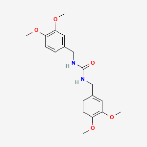 molecular formula C19H24N2O5 B2732159 1,3-Bis[(3,4-dimethoxyphenyl)methyl]urea CAS No. 852033-32-0