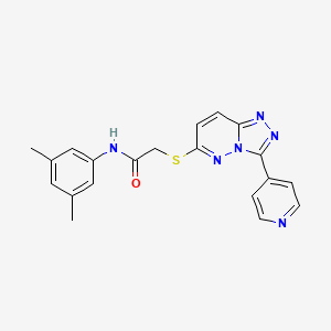 N-(3,5-dimethylphenyl)-2-{[3-(pyridin-4-yl)-[1,2,4]triazolo[4,3-b]pyridazin-6-yl]sulfanyl}acetamide