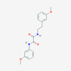 molecular formula C18H20N2O4 B2732193 N1-(3-methoxyphenethyl)-N2-(3-methoxyphenyl)oxalamide CAS No. 920167-37-9