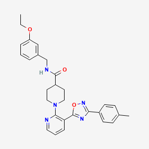 N-cyclopropyl-5-(4,5-dimethyl-1,3-thiazol-2-yl)-1,2-dimethyl-1H-pyrrole-3-sulfonamide
