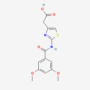 2-(2-(3,5-Dimethoxybenzamido)thiazol-4-yl)acetic acid