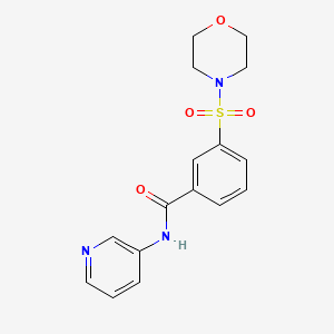 3-(morpholinosulfonyl)-N-(pyridin-3-yl)benzamide