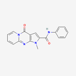 1-methyl-4-oxo-N-phenyl-1,4-dihydropyrido[1,2-a]pyrrolo[2,3-d]pyrimidine-2-carboxamide