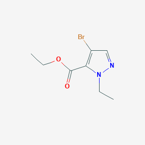 molecular formula C8H11BrN2O2 B2732308 ethyl 4-bromo-1-ethyl-1H-pyrazole-5-carboxylate CAS No. 1701771-11-0