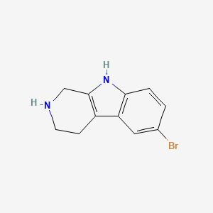 molecular formula C11H11BrN2 B2732310 6-Bromo-2,3,4,9-tetrahydro-1H-pyrido[3,4-b]indole CAS No. 23046-69-7