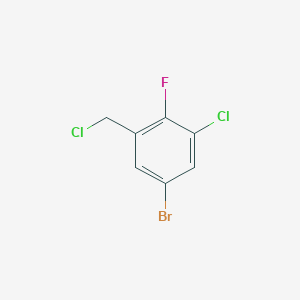 5-Bromo-1-chloro-3-(chloromethyl)-2-fluorobenzene