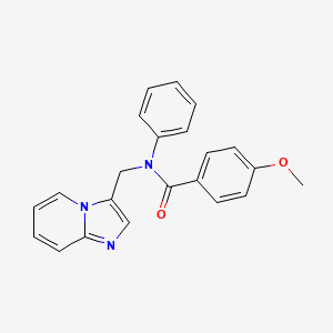 N-({imidazo[1,2-a]pyridin-3-yl}methyl)-4-methoxy-N-phenylbenzamide