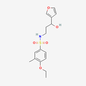 4-ethoxy-N-(3-(furan-3-yl)-3-hydroxypropyl)-3-methylbenzenesulfonamide
