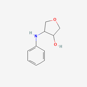 molecular formula C10H13NO2 B2732381 4-(Phenylamino)oxolan-3-ol CAS No. 1178915-18-8