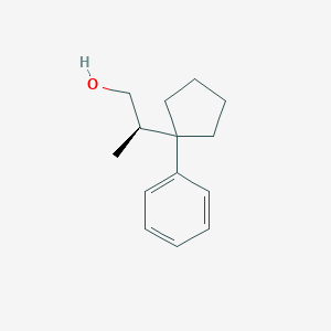 molecular formula C14H20O B2732408 (2R)-2-(1-Phenylcyclopentyl)propan-1-ol CAS No. 2248186-19-6