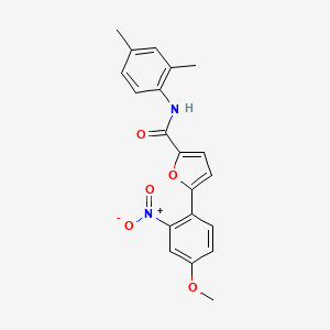 molecular formula C20H18N2O5 B2732444 N-(2,4-dimethylphenyl)-5-(4-methoxy-2-nitrophenyl)furan-2-carboxamide CAS No. 887348-01-8