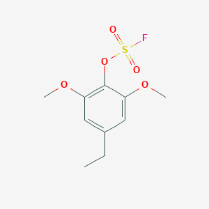 molecular formula C10H13FO5S B2732461 5-Ethyl-2-fluorosulfonyloxy-1,3-dimethoxybenzene CAS No. 2411285-71-5