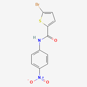 molecular formula C11H7BrN2O3S B2732481 5-bromo-N-(4-nitrophenyl)thiophene-2-carboxamide CAS No. 391224-01-4