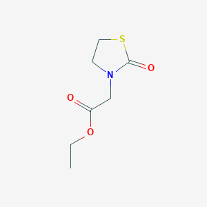 molecular formula C7H11NO3S B2732495 Ethyl 2-(2-oxo-1,3-thiazolan-3-yl)acetate CAS No. 155914-65-1